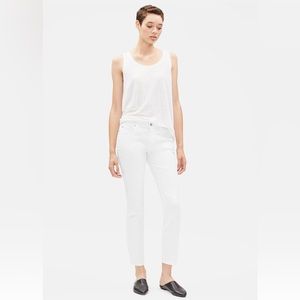 Eileen Fisher System Organic Cotton Slim Ankle Jean Sz 4